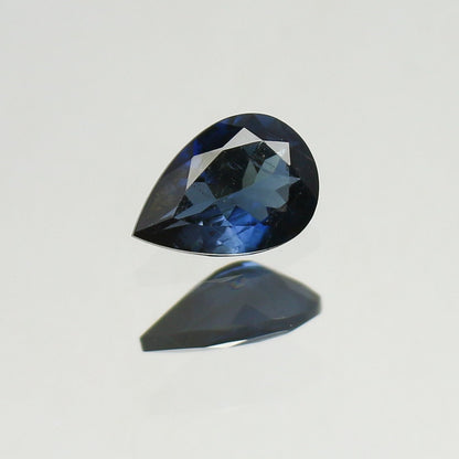 Natural Blue Tourmaline 0.59 Carat 7.1x5 MM Pear Shape Faceted Gemstone