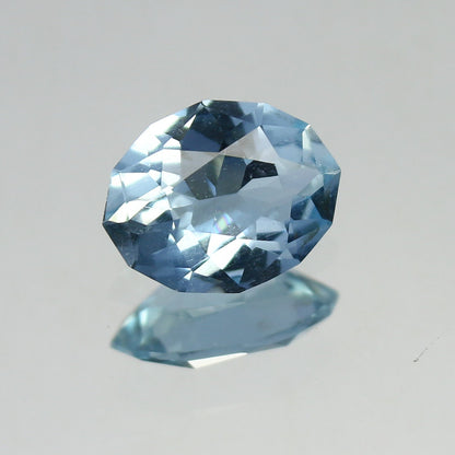 Natural Aquamarine 1.88 Carat 10.4x8.4 MM Fancy Shape Faceted Gemstone