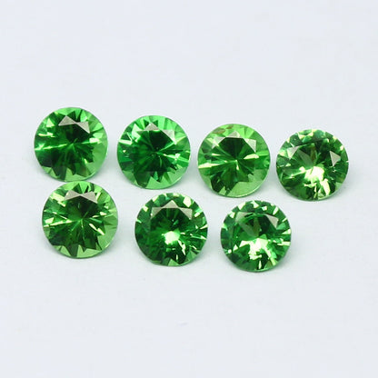 Natural Tsavorite 2.80 Carat 4.5-4.8 MM Fancy Shape Faceted Gemstone