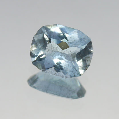 Natural Aquamarine 2.95 Carat 11x9 MM Fancy Shape Faceted Gemstone