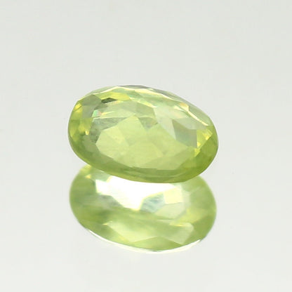 Natural Chrysoberyl 0.55 Carat 6.1x4.5 MM Oval Shape Faceted Gemstone