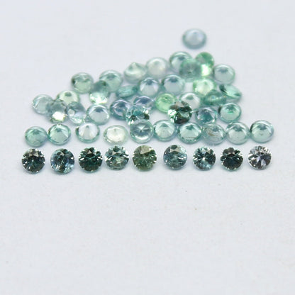 Natural Rare Kornerupine Lot 1x1 MM Round Shape Faceted Gemstone Lot