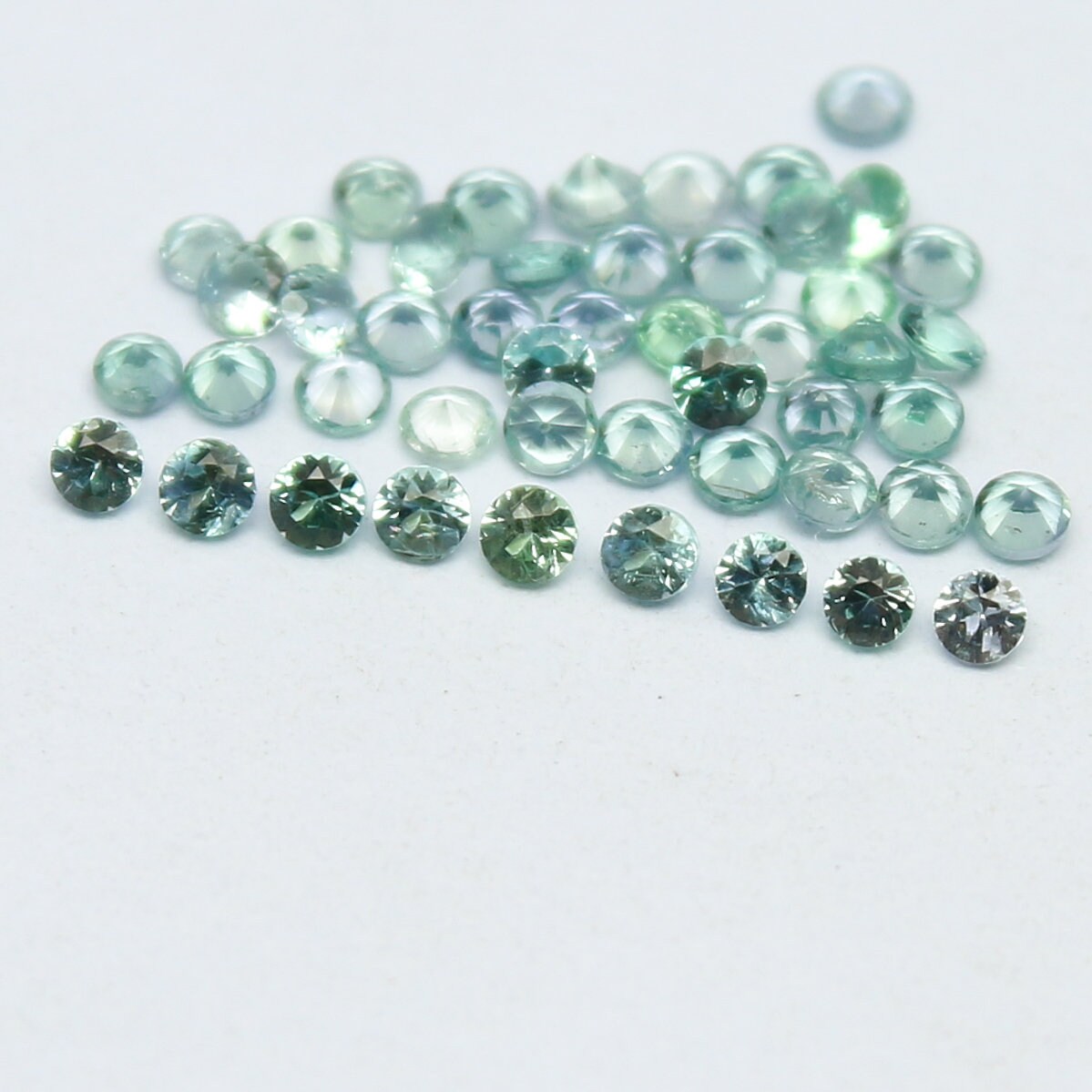 Natural Rare Kornerupine Lot 1x1 MM Round Shape Faceted Gemstone Lot