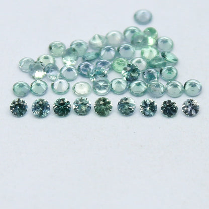 Natural Rare Kornerupine Lot 1x1 MM Round Shape Faceted Gemstone Lot