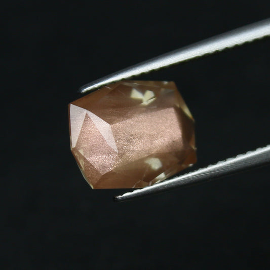 Natural Oregon Sunstone 4.02 Carat 13.6x9 MM Fancy Shape Faceted Gemstone