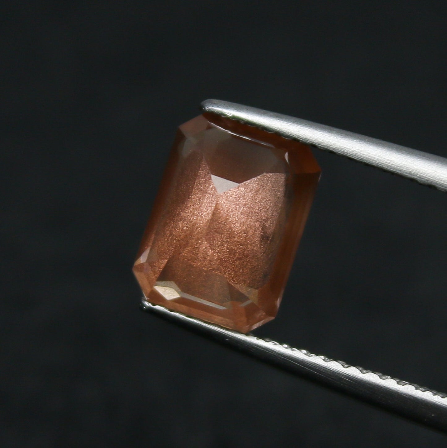 Natural Oregon Sunstone 2.12 Carat 8.8x6.7 MM Octagon Shape Faceted Gemstone