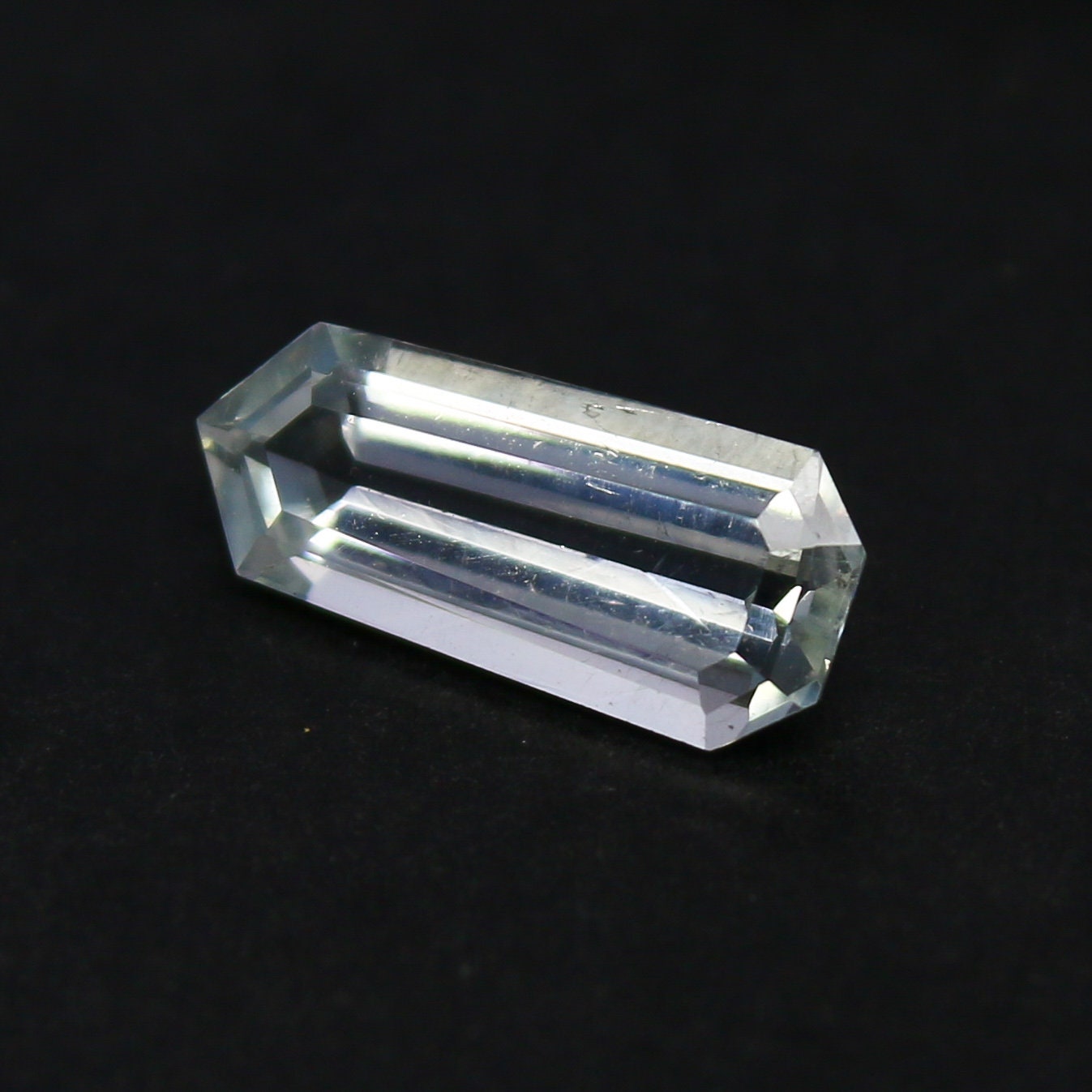 Natural Rare Jeremejevite 1.21 Carat 10.8x4.8 MM Fancy Shape Faceted Gemstone