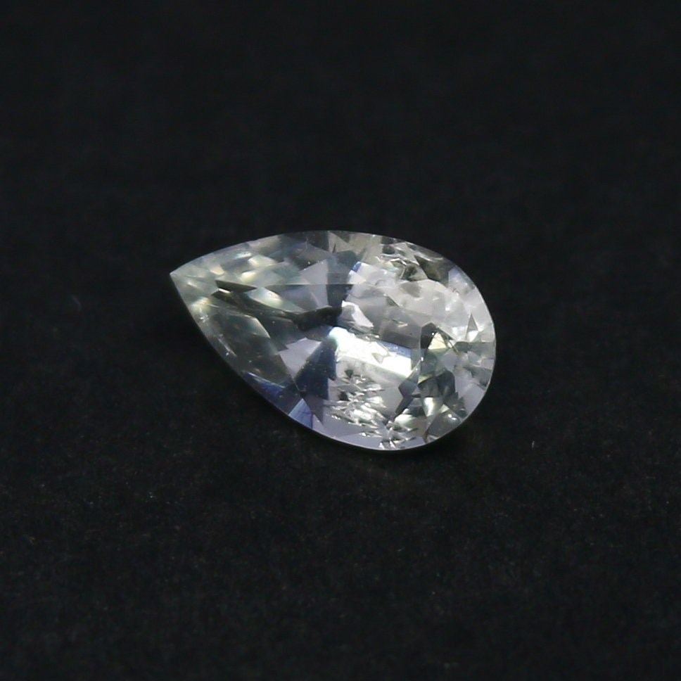 Natural Rare Jeremejevite 0.49 Carat 7.3x4.5 MM Pear Shape Faceted Gemstone