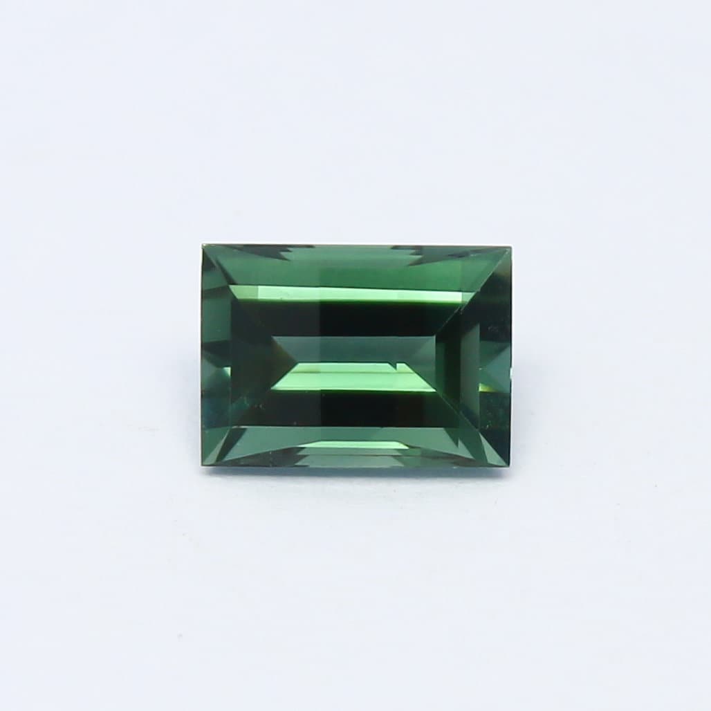 Natural Indicolite Tourmaline 1.03 Carat 7x5 MM Pixel Cut Faceted Gemstone