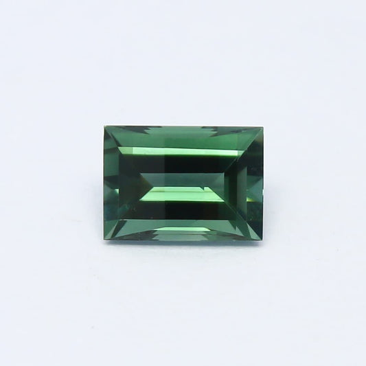 Natural Indicolite Tourmaline 1.03 Carat 7x5 MM Pixel Cut Faceted Gemstone