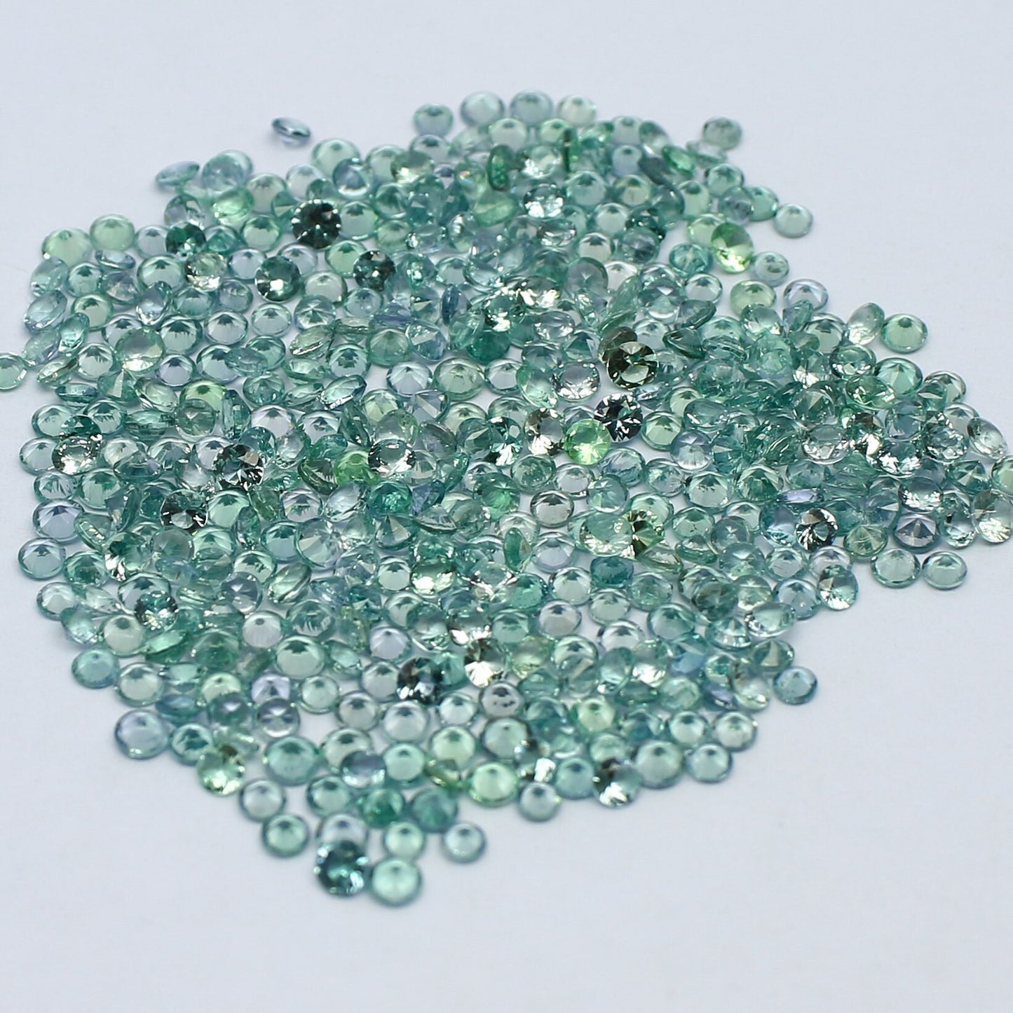 Natural Rare Kornerupine Lot 2-2.25 MM Round Shape Faceted Gemstone Lot