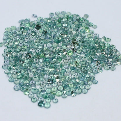 Natural Rare Kornerupine Lot 2-2.25 MM Round Shape Faceted Gemstone Lot