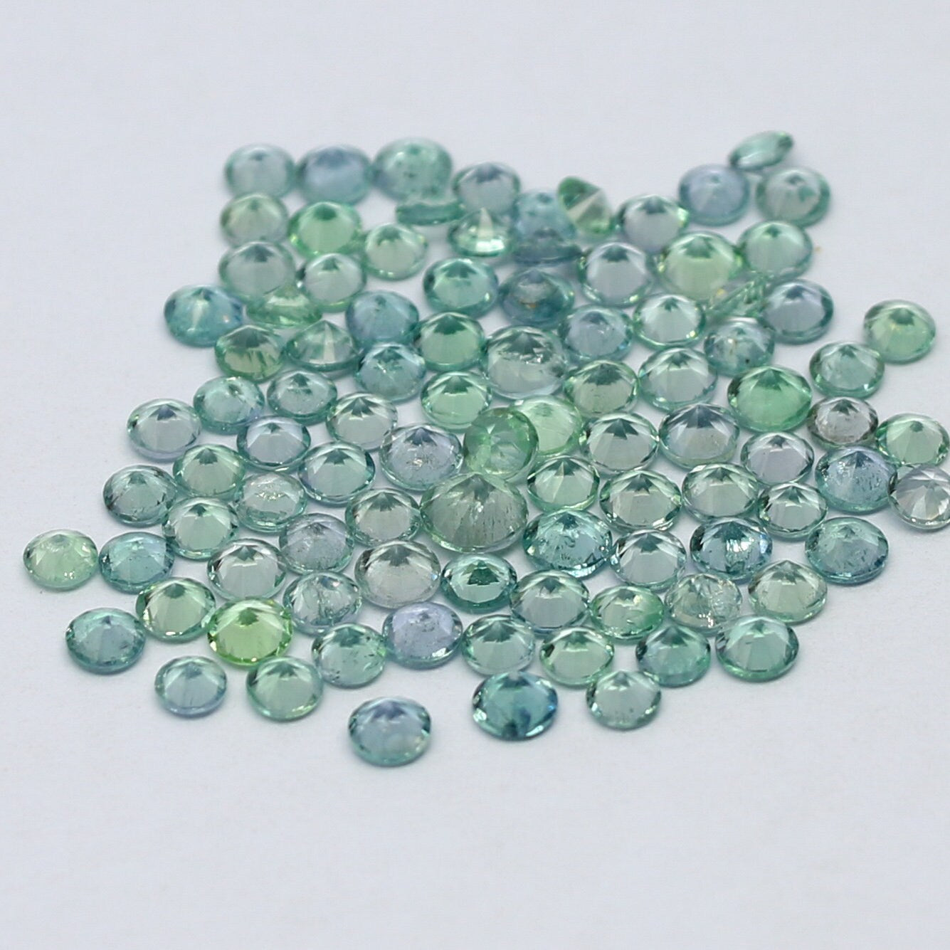 Natural Rare Kornerupine Lot 2.5x2.5 MM Round Shape Faceted Gemstone Lot