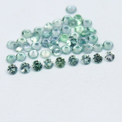 Natural Rare Kornerupine Lot 1x1 MM Round Shape Faceted Gemstone Lot