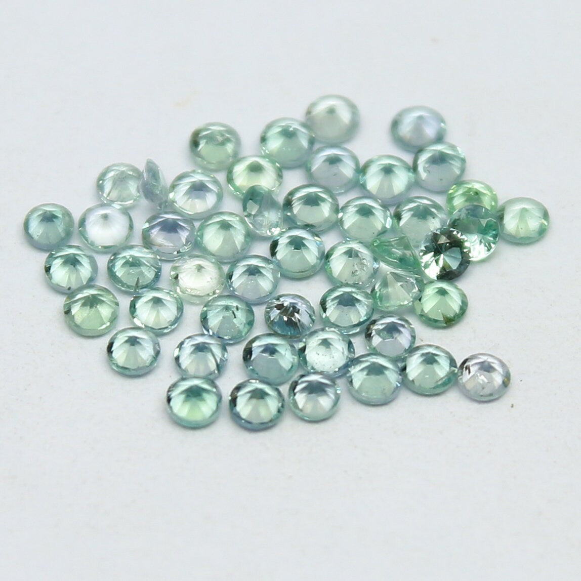 Natural Rare Kornerupine Lot 1x1 MM Round Shape Faceted Gemstone Lot