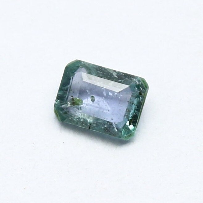 Natural Rare Blue Green Kornerupine 0.16 Carat 3.7x2.8 MM Octagon Shape Faceted Gemstone