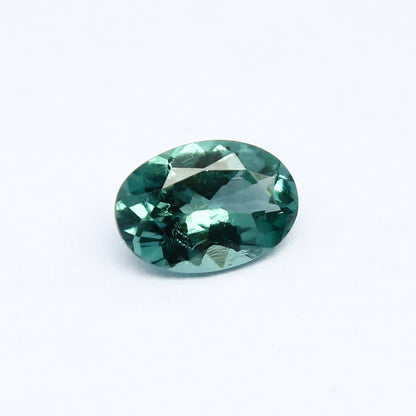 Natural Indicolite Tourmaline 0.54 Carat 6.7x4.7 MM 0val Faceted Gemstone