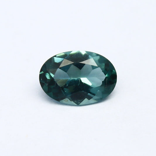 Natural Indicolite Tourmaline 0.52 Carat 6.6x4.6 MM 0val Faceted Gemstone