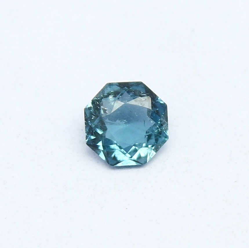 Natural Aquamarine 0.23 Carat 4x4 MM Fancy Shape Faceted Gemstone