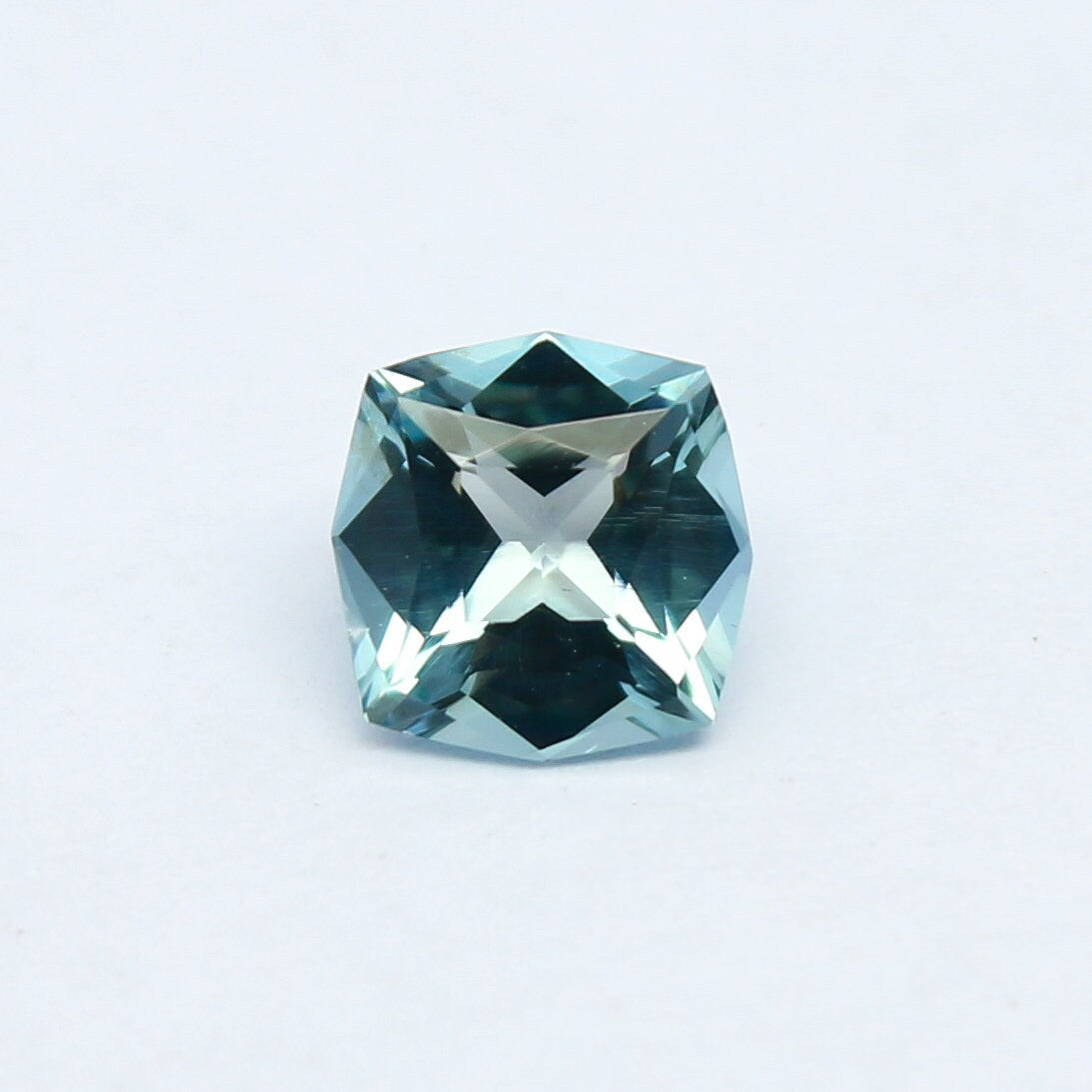 Natural Aquamarine 0.76 Carat 6.2x6.2 MM Fancy Shape Faceted Gemstone