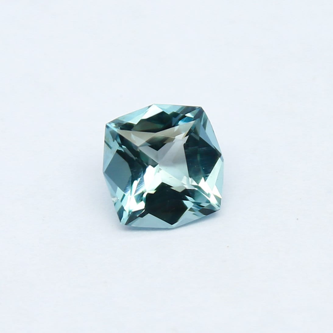 Natural Aquamarine 0.76 Carat 6.2x6.2 MM Fancy Shape Faceted Gemstone