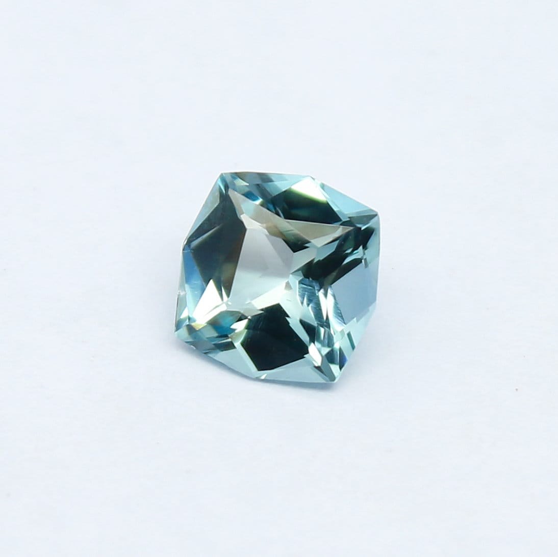 Natural Aquamarine 0.76 Carat 6.2x6.2 MM Fancy Shape Faceted Gemstone