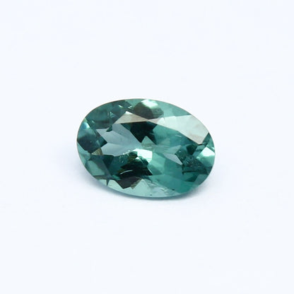 Natural Indicolite Tourmaline 0.54 Carat 6.7x4.7 MM 0val Faceted Gemstone