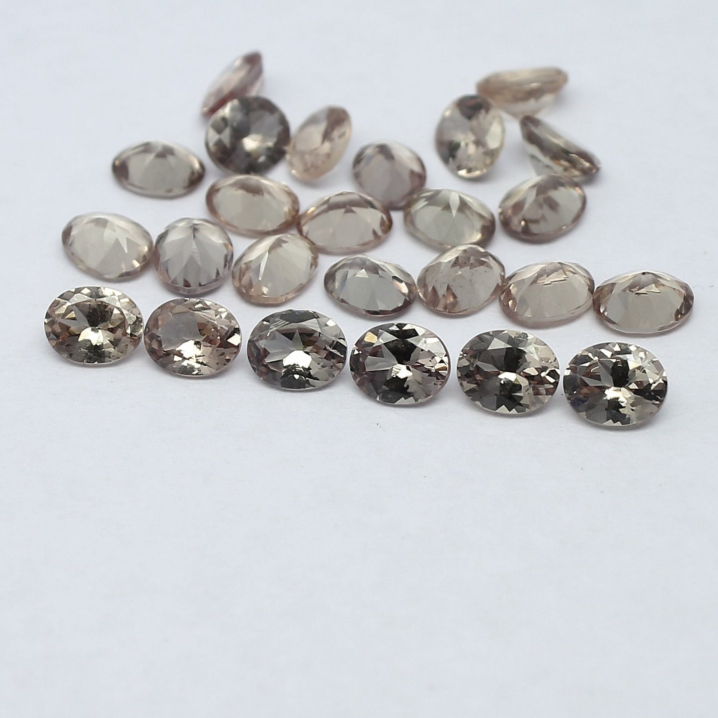 Natural Rare Malaya/Malaia Garnet Lot 5x4 MM Oval Shape Faceted Gemstone Lot