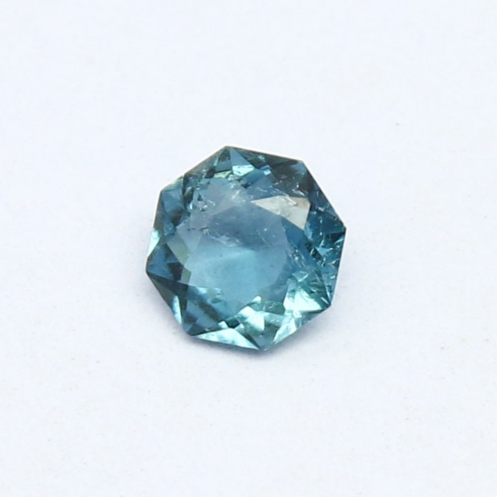 Natural Aquamarine 0.23 Carat 4x4 MM Fancy Shape Faceted Gemstone