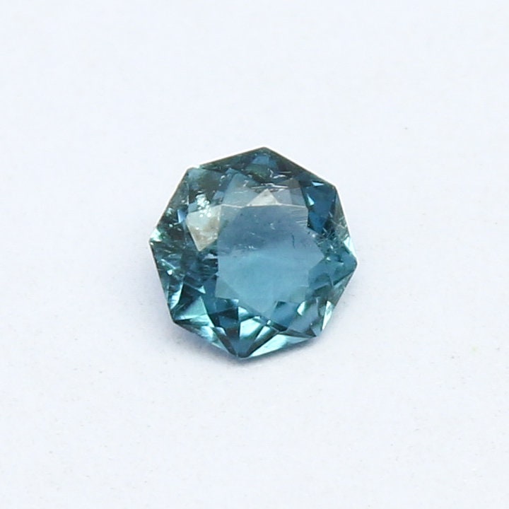 Natural Aquamarine 0.23 Carat 4x4 MM Fancy Shape Faceted Gemstone