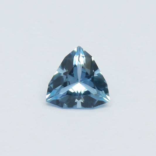 Natural Aquamarine 0.64 Carat 6.2x6.2 MM Trillion Shape Faceted Gemstone